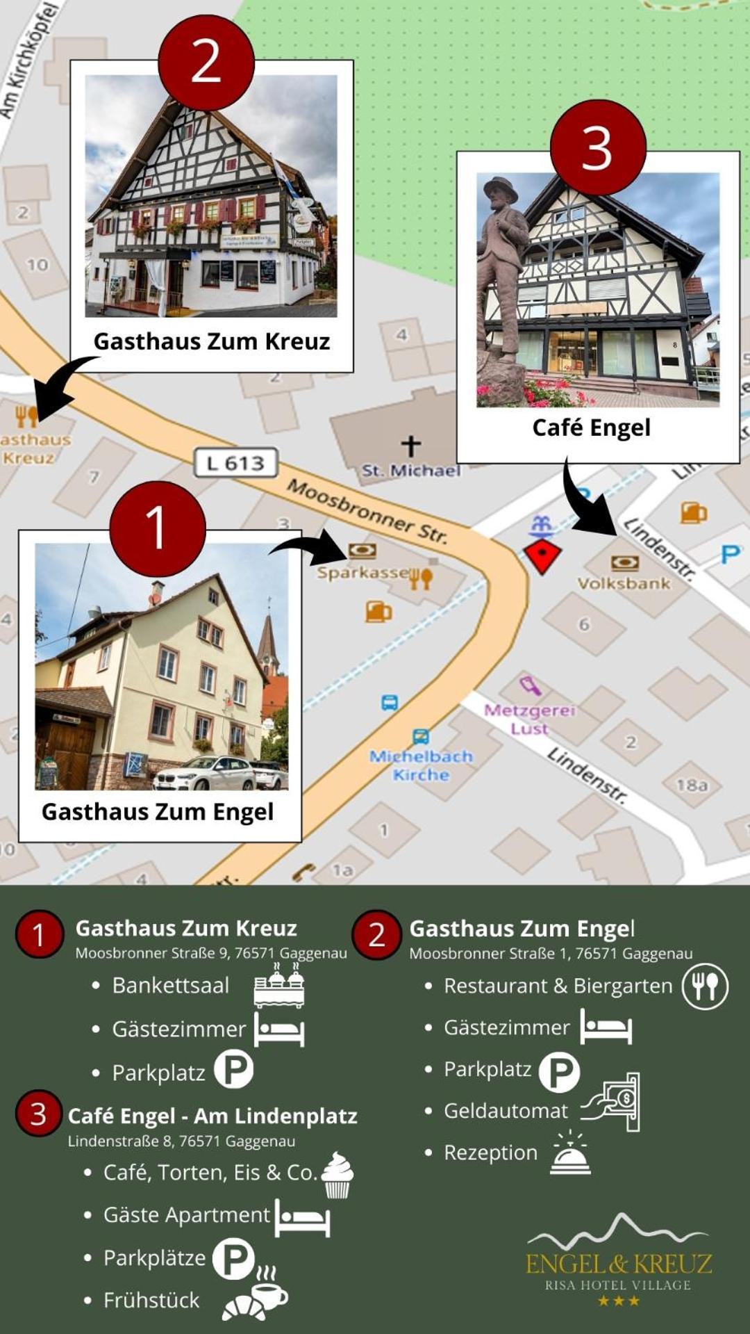 Landhotel Engel & Kreuz Gaggenau Eksteriør billede